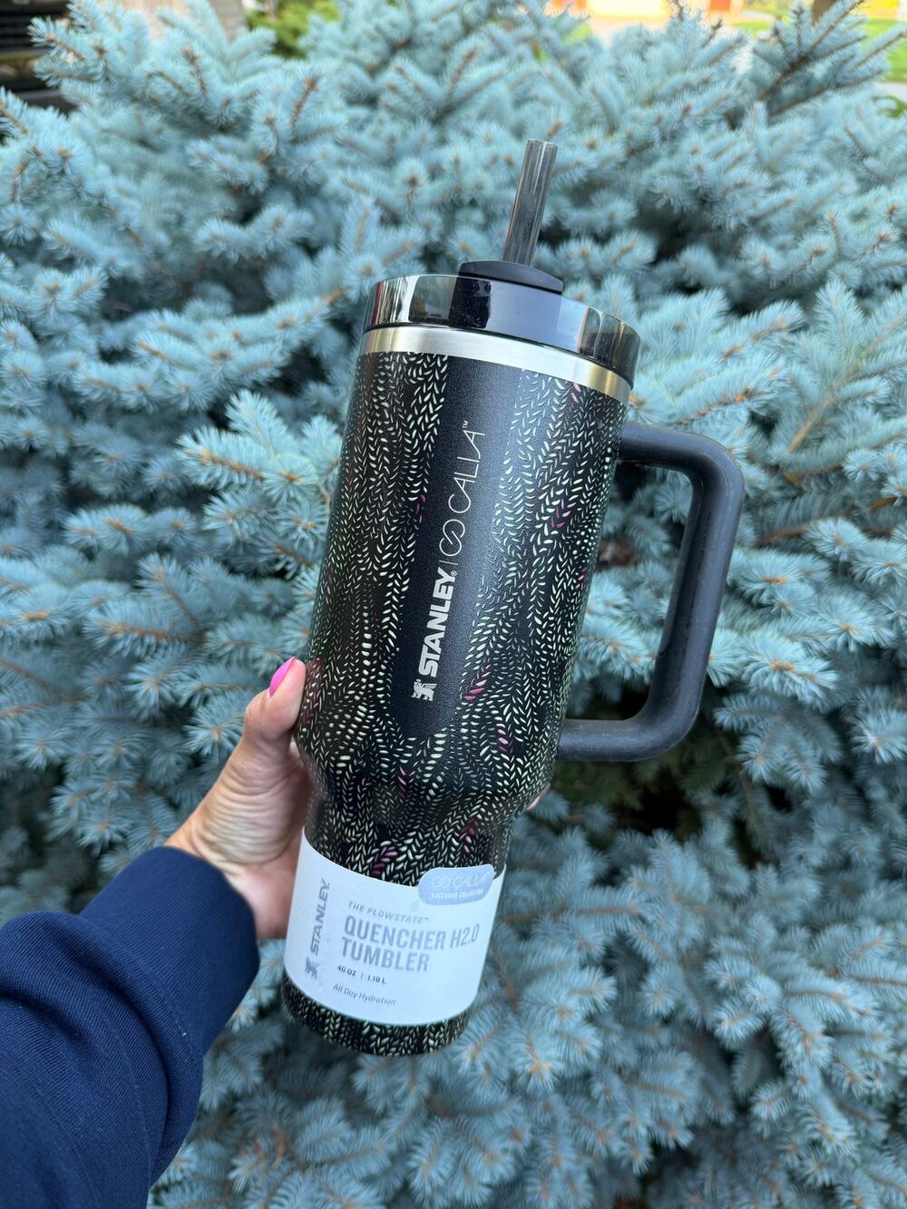 Stanley x Calia 40oz Flowstate Quencher Tumbler Black Serpent Limited Edition